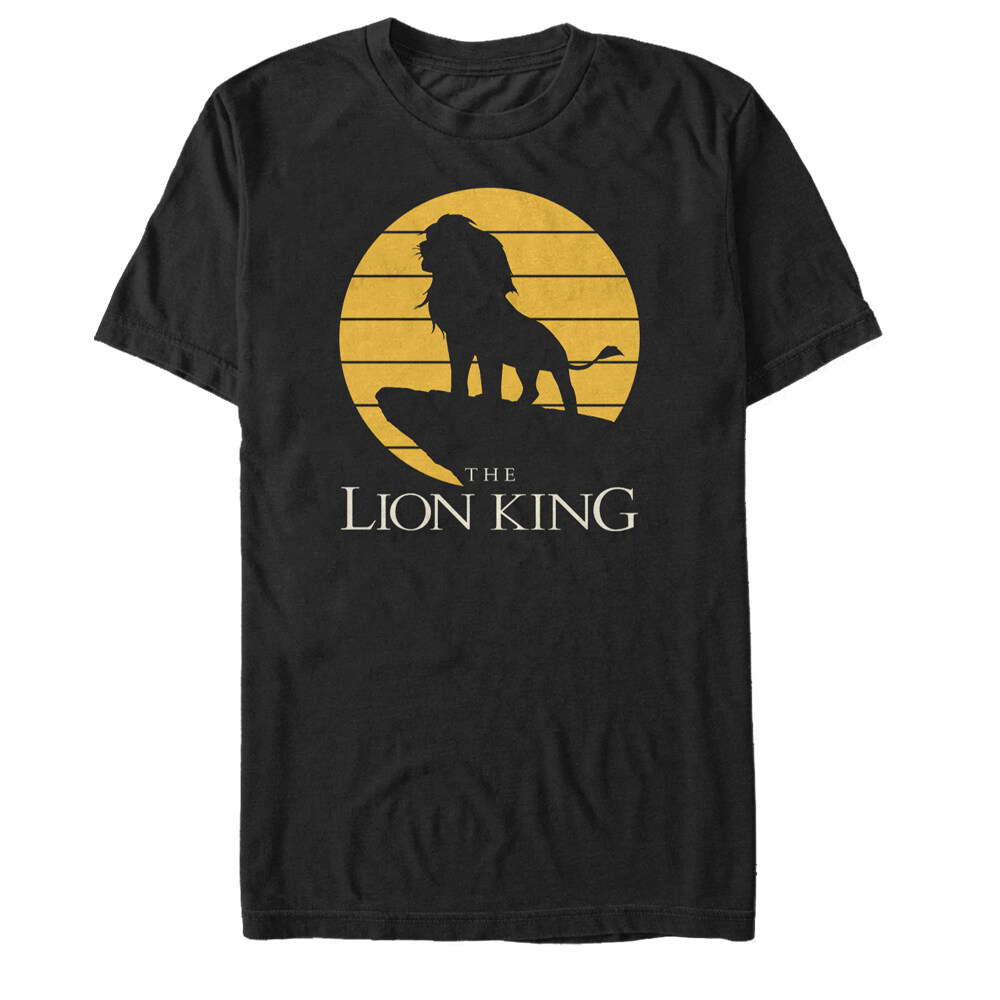 Men's Lion King Simba Pride Rock  Adult T-Shirt