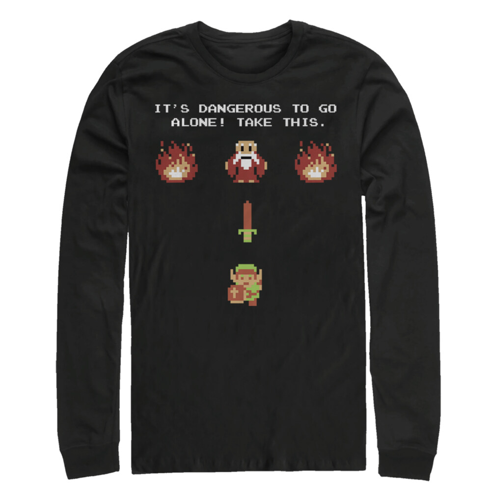 Men's Nintendo Legend of Zelda Take This  Adult Long Sleeve Shirt