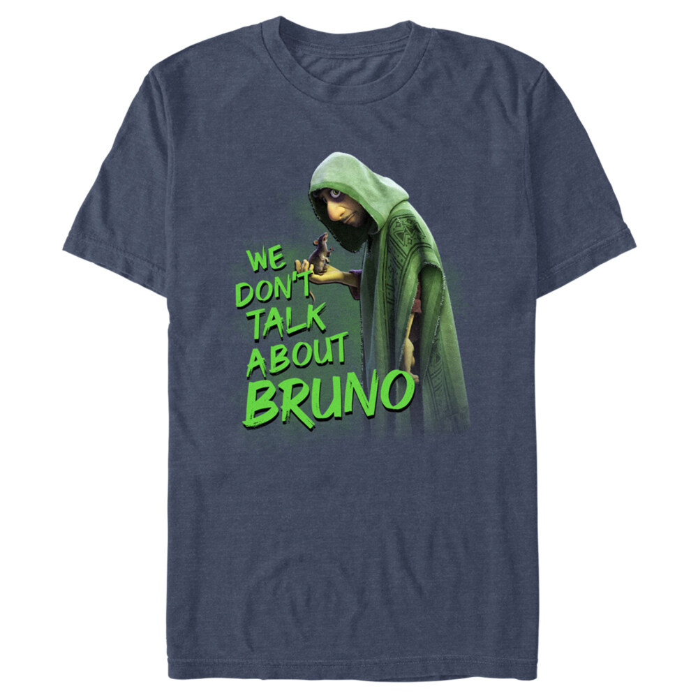 Men's Encanto We Don't Talk About Bruno Green Text  Adult T-Shirt