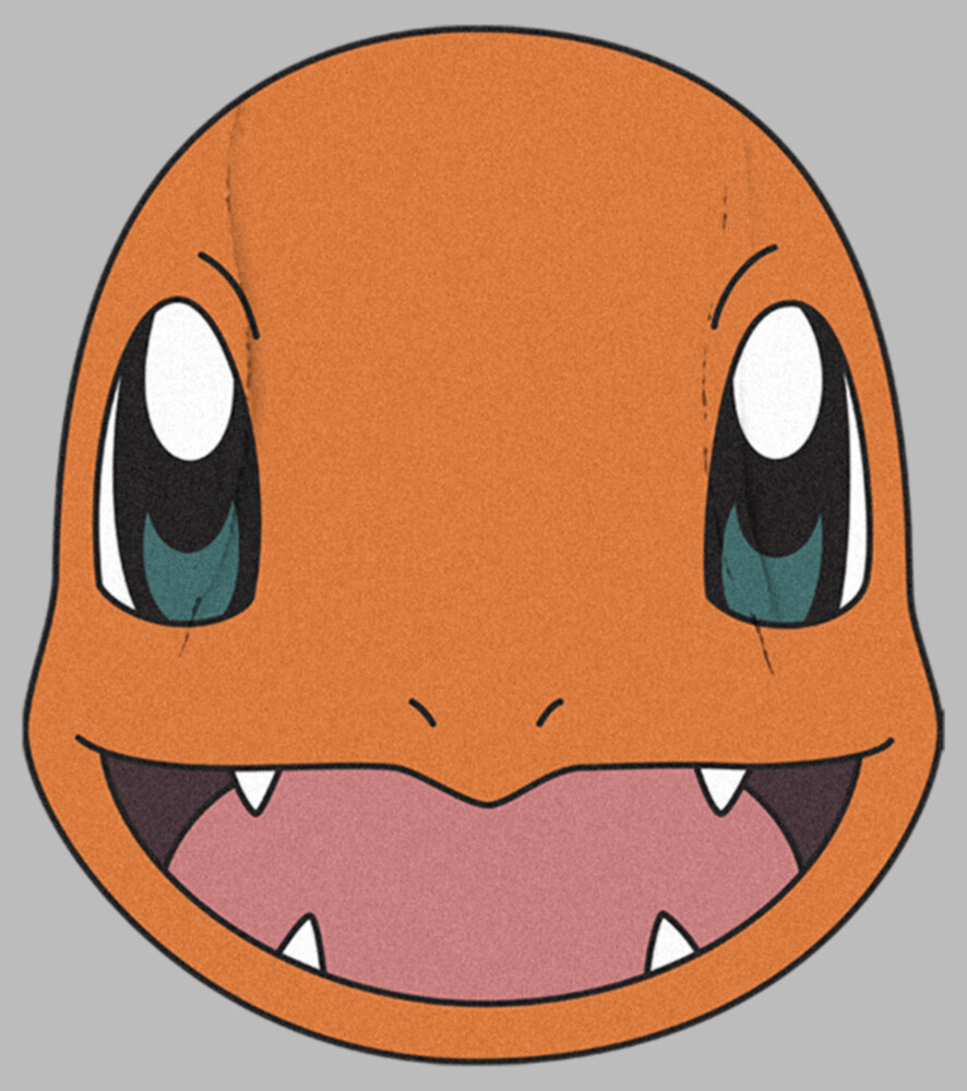 Men's Pokemon Charmander Smile  Adult Pull Over Hoodie