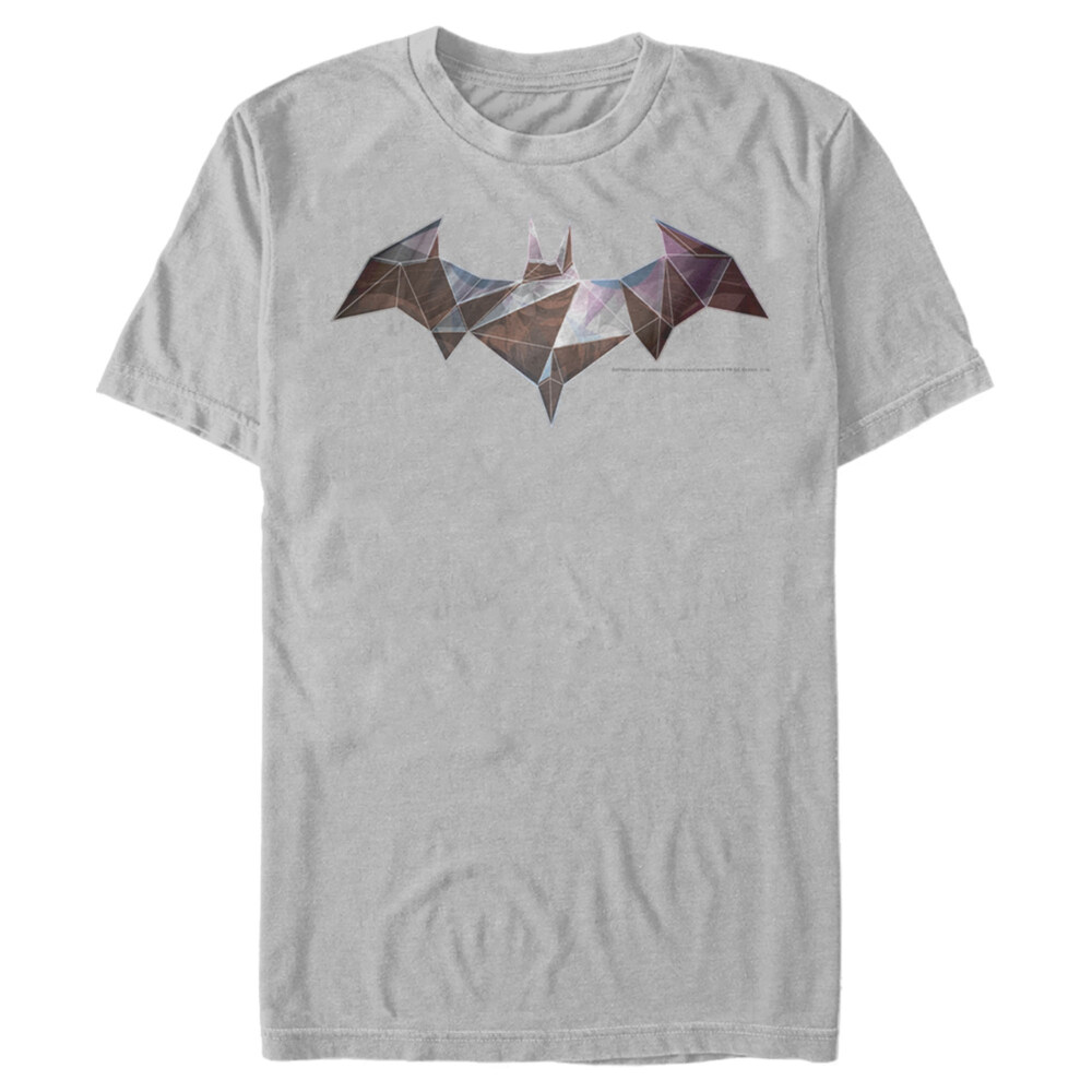 Men's Batman Logo Geometric Wing  Adult T-Shirt