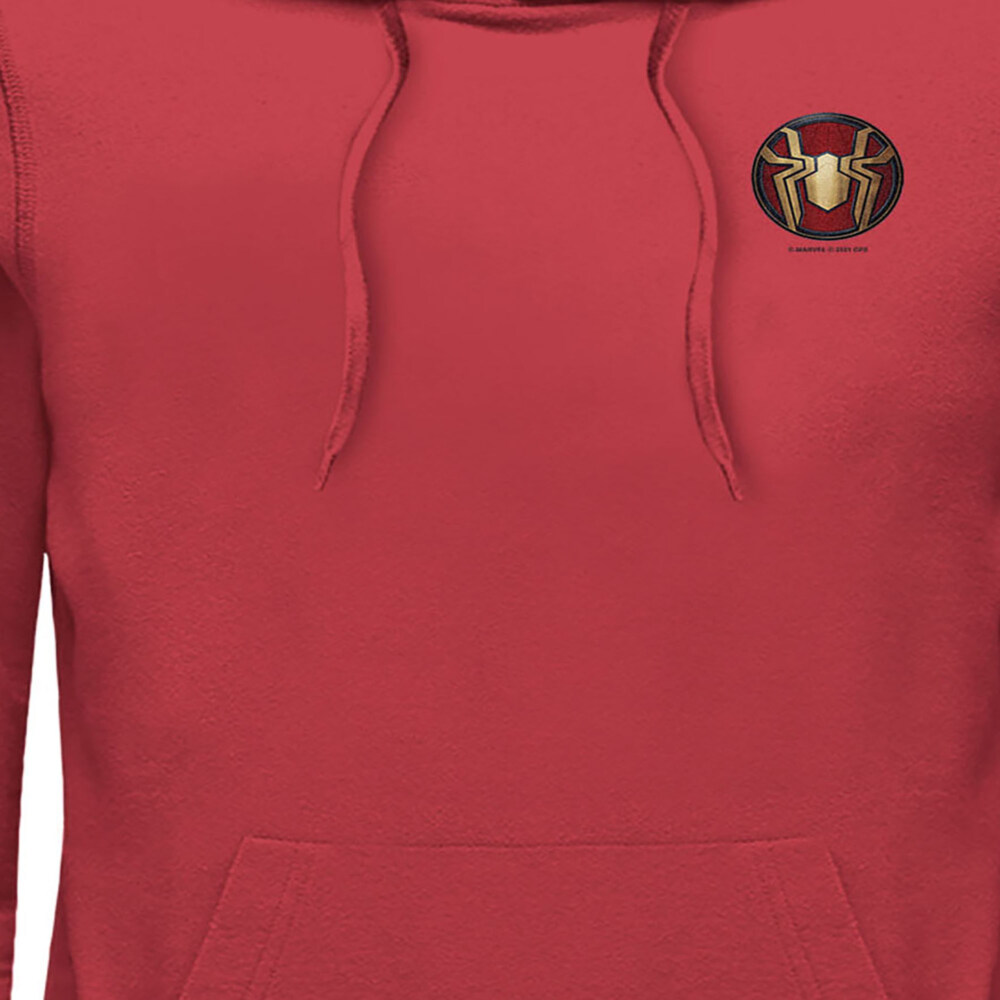 Men's Marvel Spider-Man: No Way Home Gold Spider Pocket Logo  Adult Pull Over Hoodie