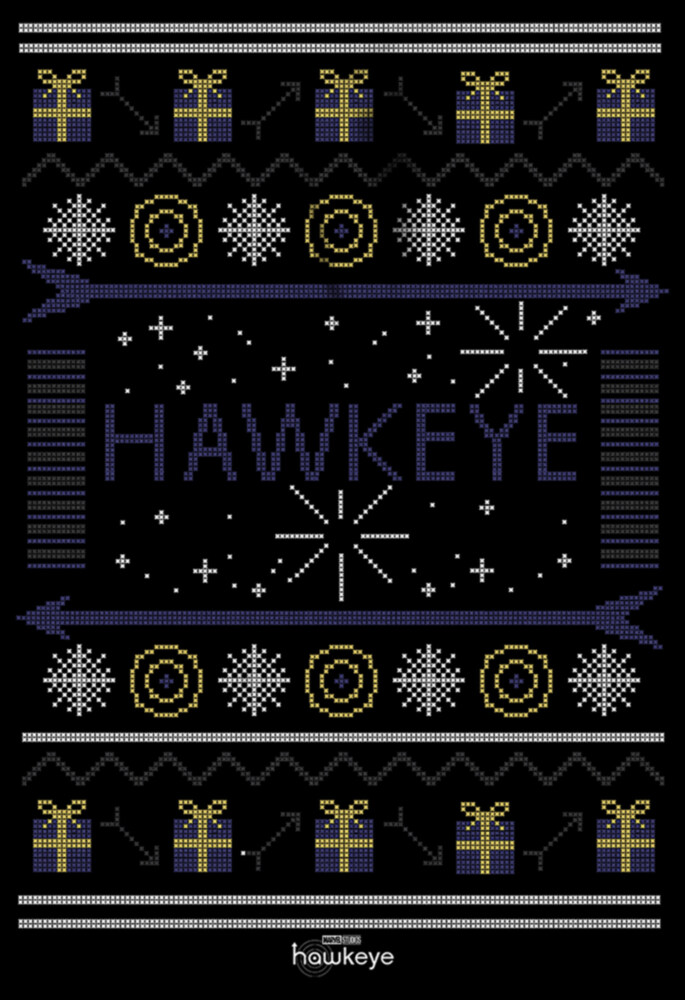 Men's Marvel Hawkeye Gifts and Arrows  Adult T-Shirt