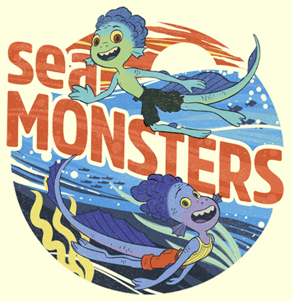 Men's Luca Sea Monsters  Adult T-Shirt