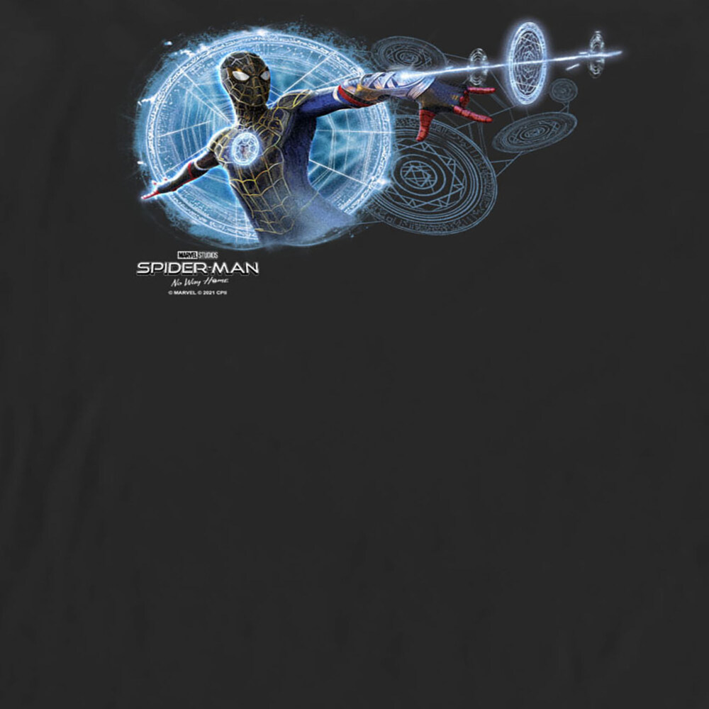 Men's Marvel Spider-Man: No Way Home Magic Web  Adult Long Sleeve Shirt