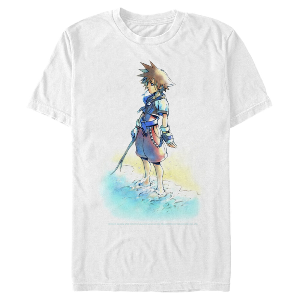 Men's Kingdom Hearts 1 Hero by the Shore  Adult T-Shirt
