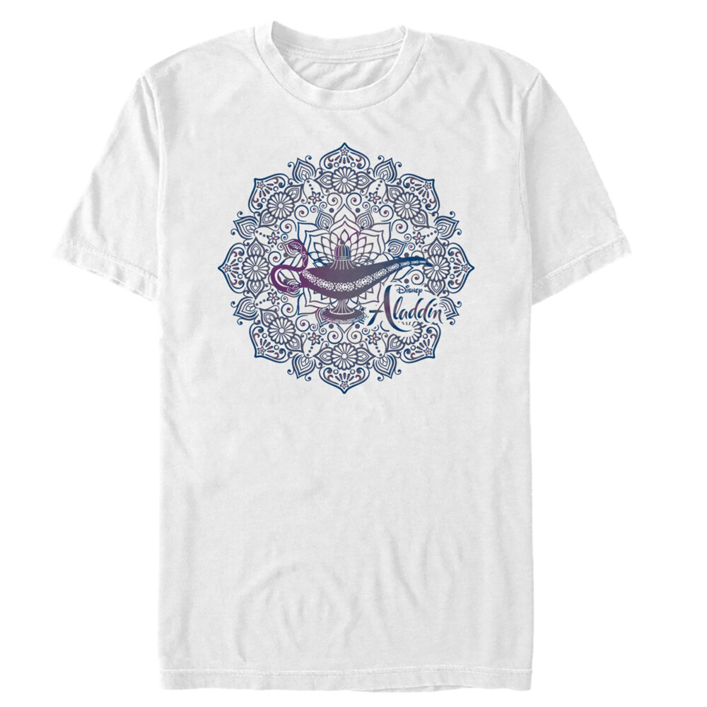 Men's Aladdin Magical Lamp Mandala Symbol  Adult T-Shirt