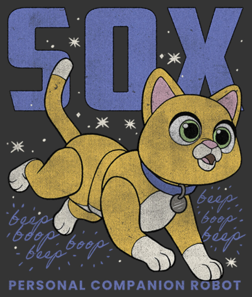 Men's Lightyear Sox Personal Companion Robot Beep Beep  Adult T-Shirt