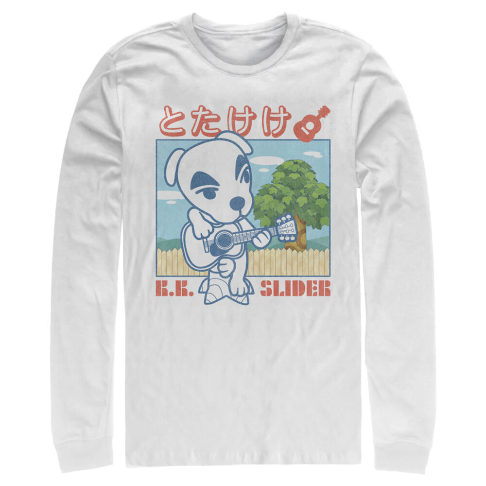 Men's Nintendo Totakeke K.K. Slider Guitar  Adult Long Sleeve Shirt