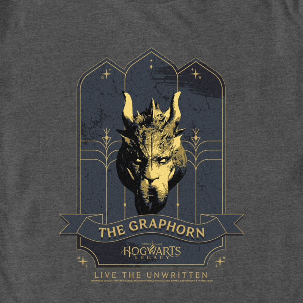 Men's Hogwarts Legacy The Graphorn Logo  Adult T-Shirt