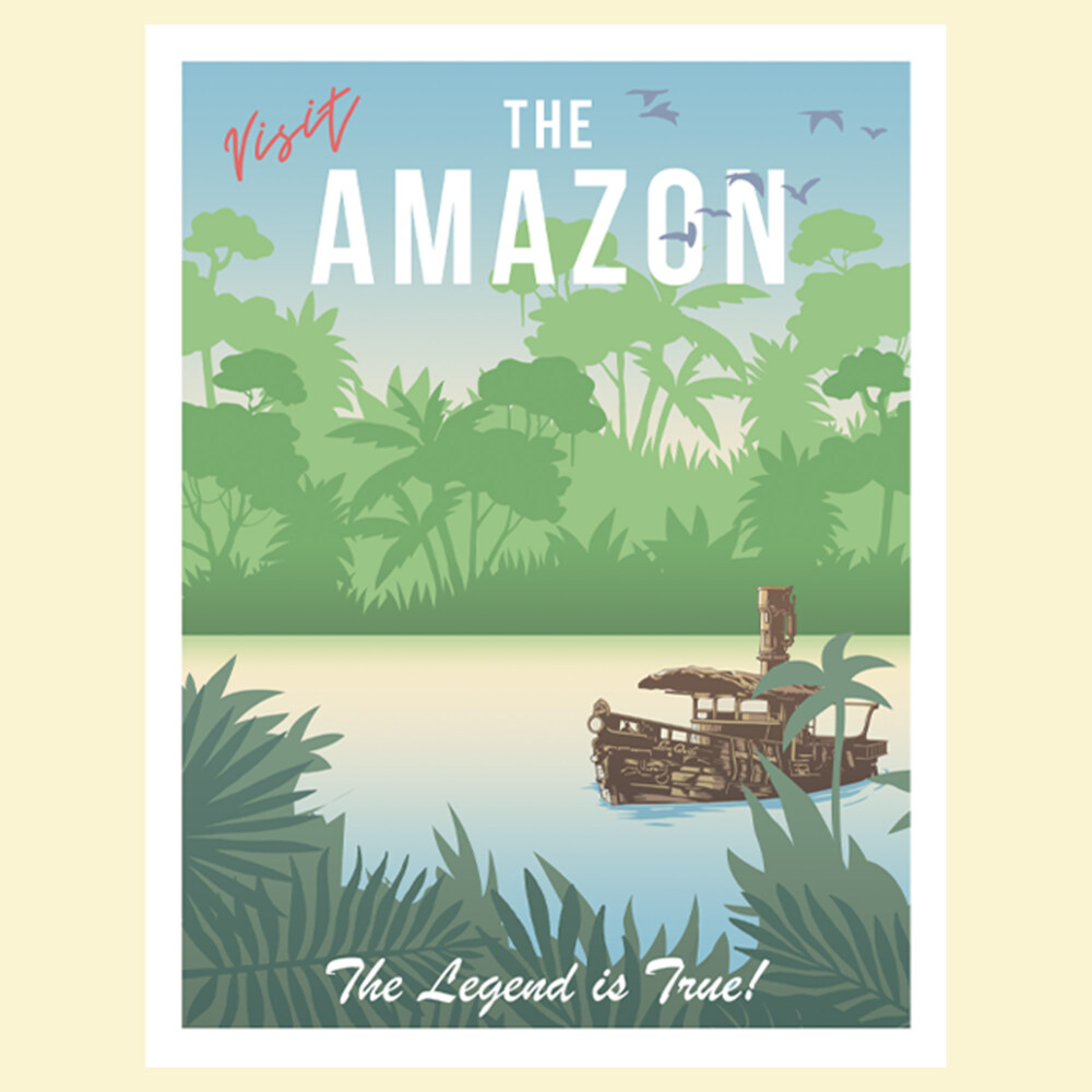 Men's Jungle Cruise Visit the Amazon  Adult T-Shirt