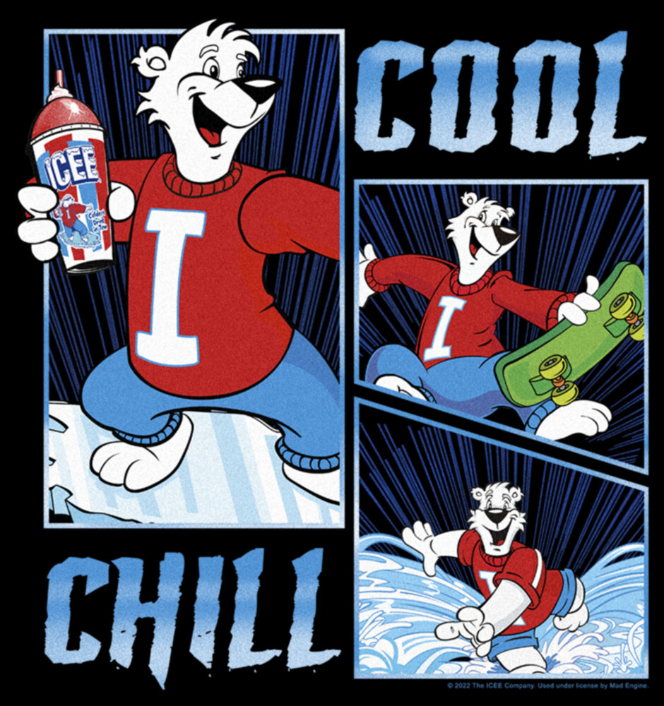 Men's ICEE Bear Cool and Chill Action Panels  Adult T-Shirt