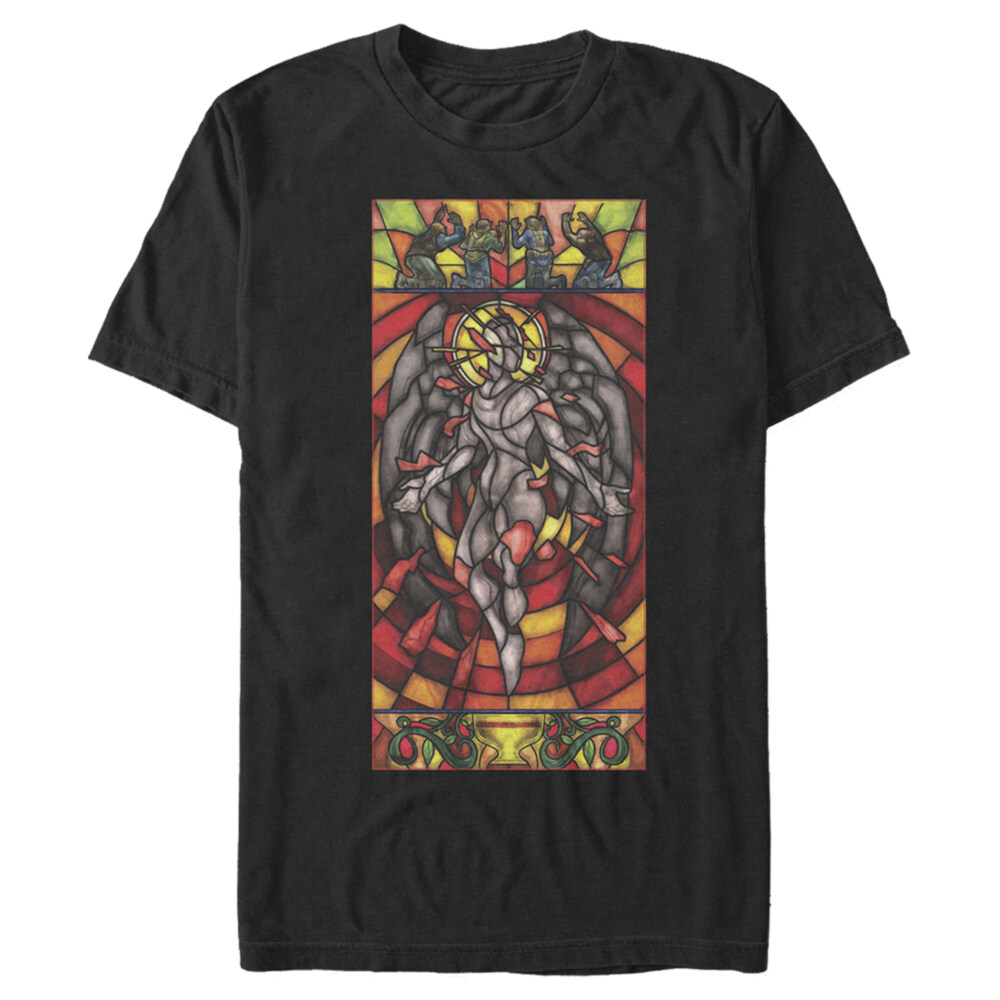 Men's Star Trek: Discovery Angel Stained Glass Print  Adult T-Shirt