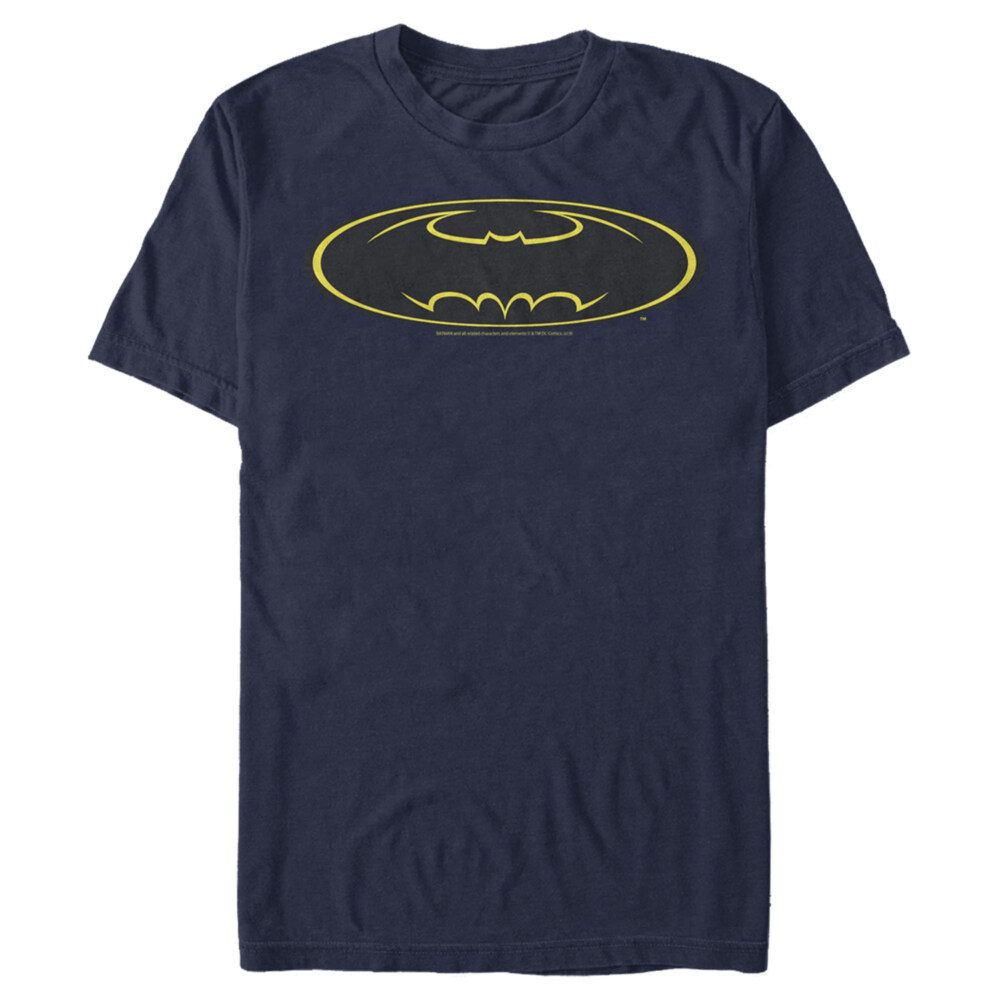 Men's Batman Logo Modern Wing  Adult T-Shirt