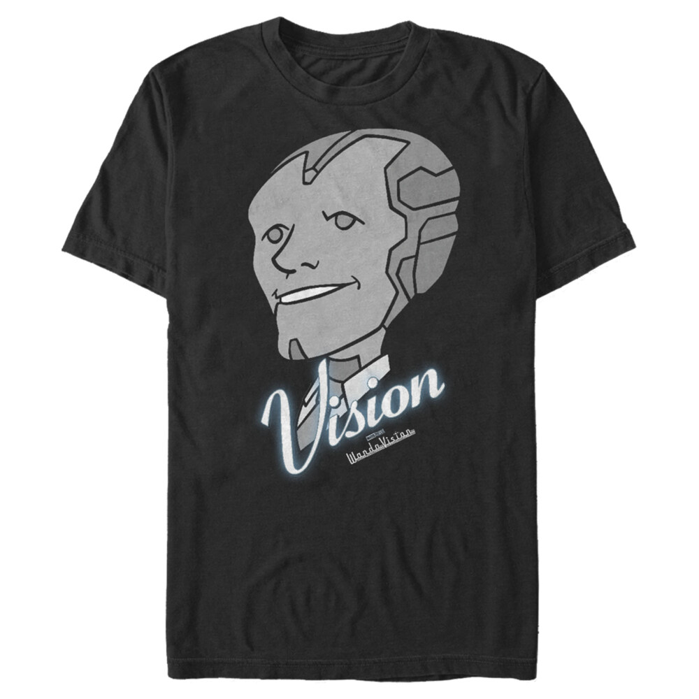 Men's Marvel WandaVision Animated Vision  Adult T-Shirt