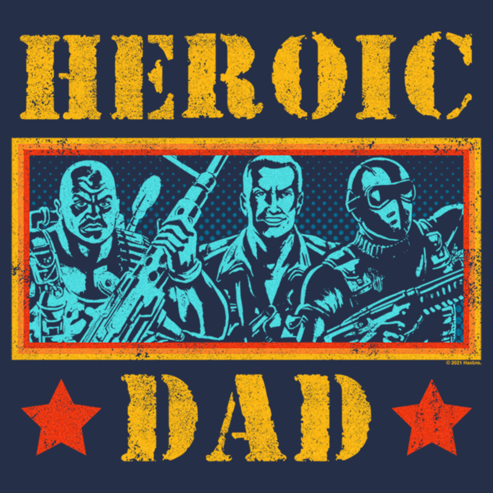 Men's GI Joe Heroic Dad  Adult T-Shirt