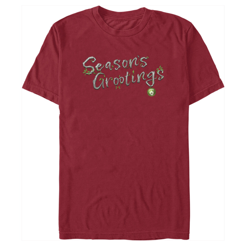 Men's Guardians of the Galaxy Holiday Special Season's Grootings  Adult T-Shirt