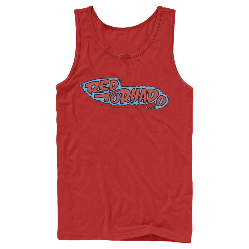 Men's Justice League Tornado Logo  Adult Tank Top