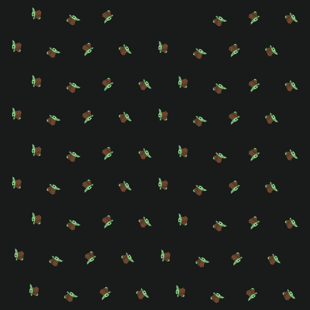 Men's Star Wars: The Mandalorian Grogu Allover Print  Adult T-Shirt