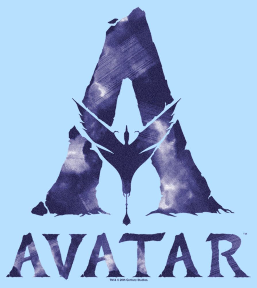 Men's Avatar Watercolor A Logo  Adult T-Shirt