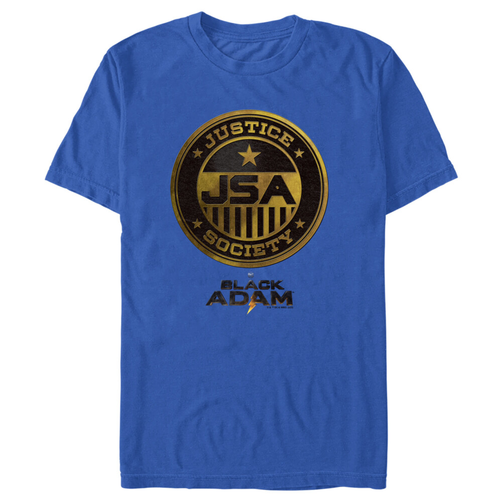 Men's Black Adam Superhero Group  Adult T-Shirt