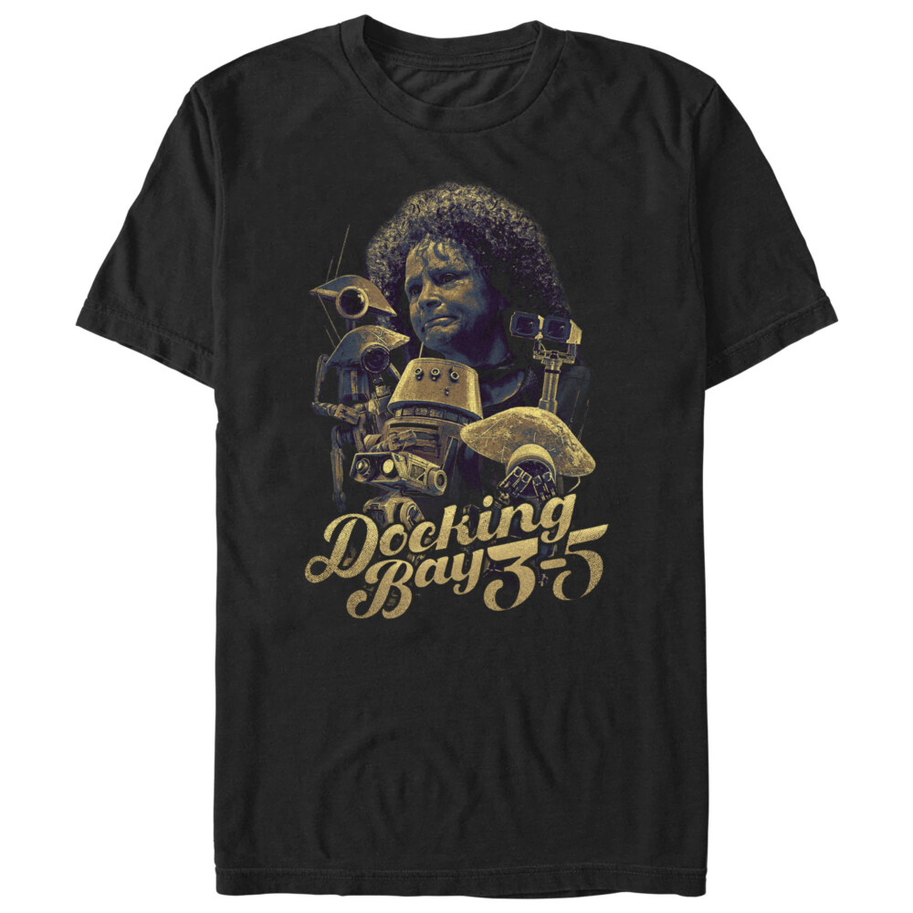 Men's Star Wars: The Book of Boba Fett Peli Motto Docking Bay 3-5  Adult T-Shirt