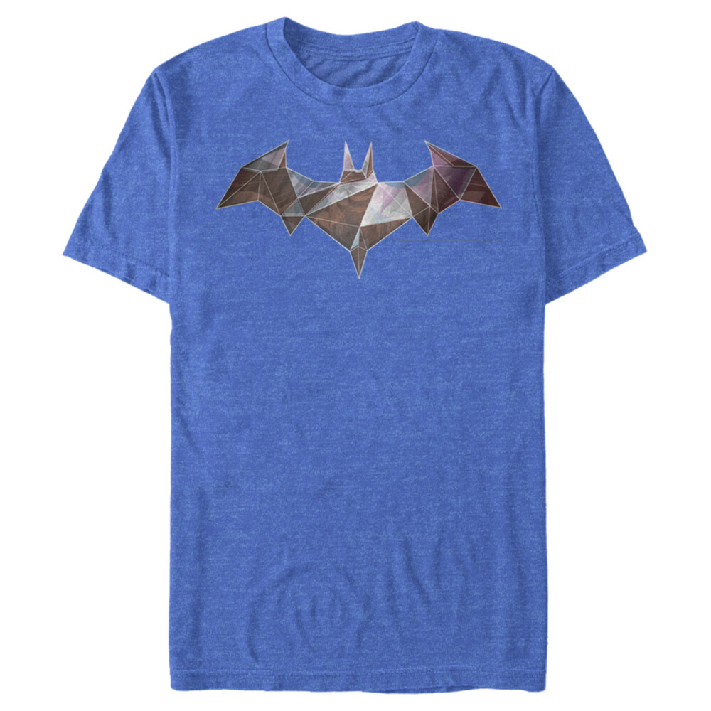 Men's Batman Logo Geometric Wing  Adult T-Shirt