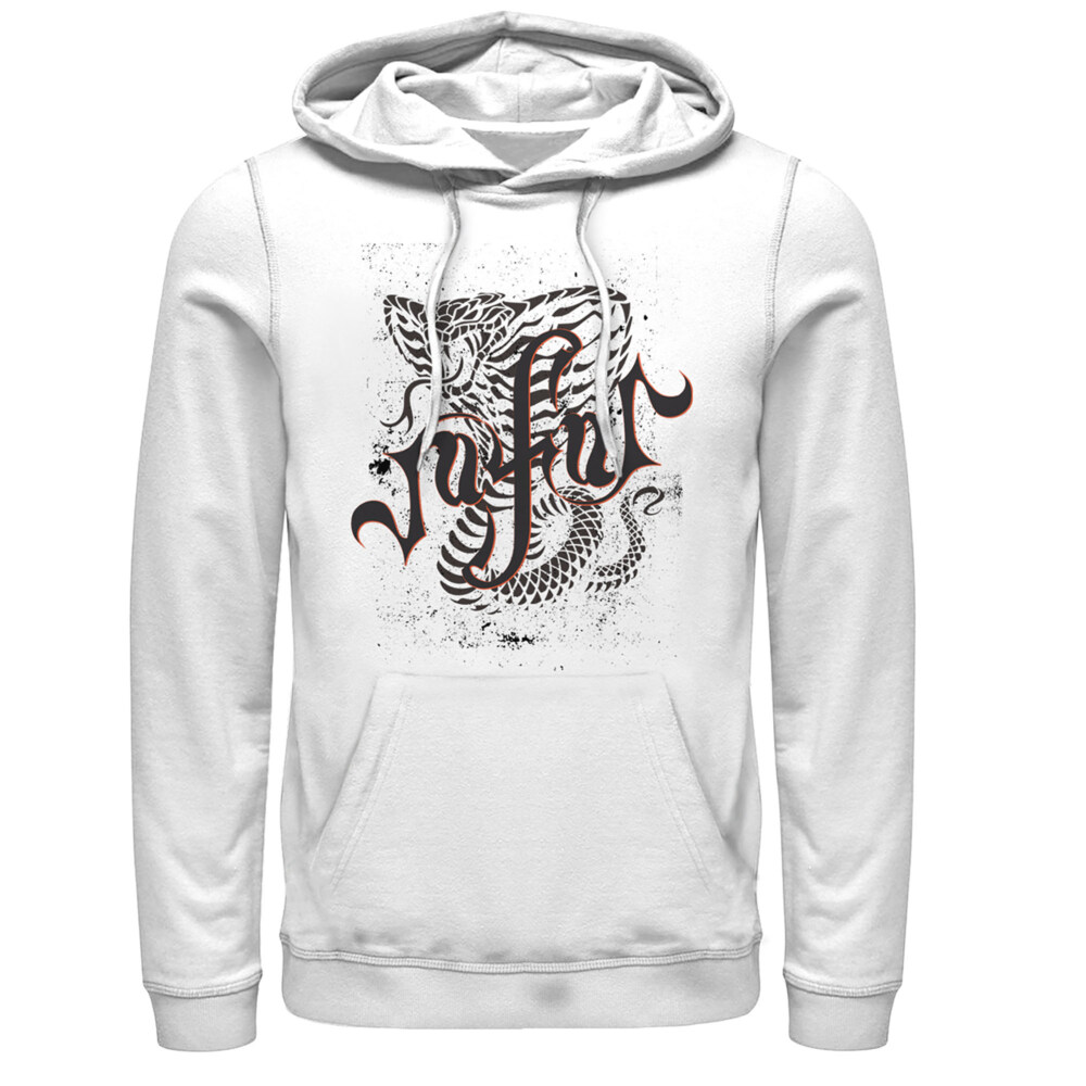 Men's Aladdin Jafar Cobra Scrawl  Adult Pull Over Hoodie