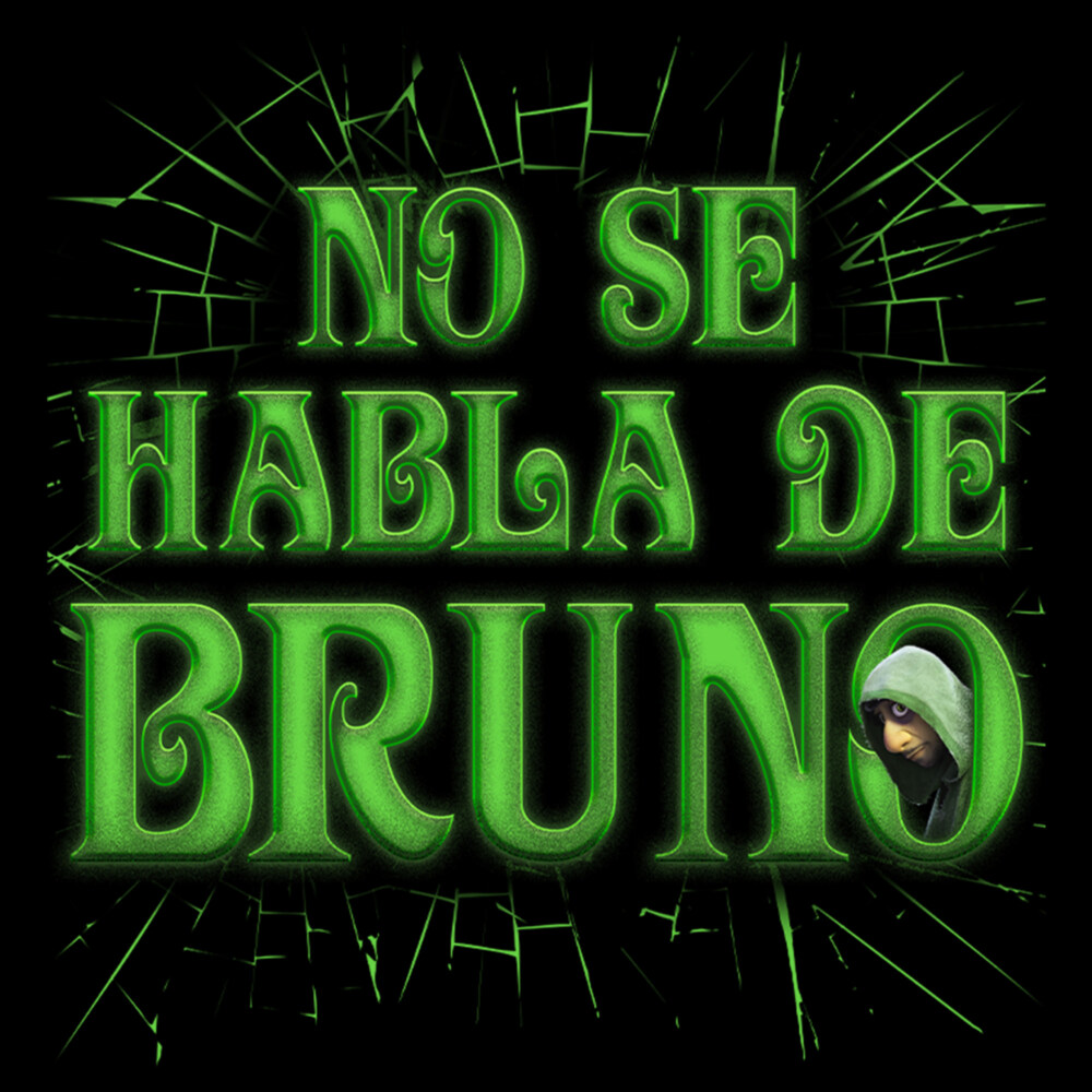 Men's Encanto No Se Habla De Bruno Green Text  Adult T-Shirt