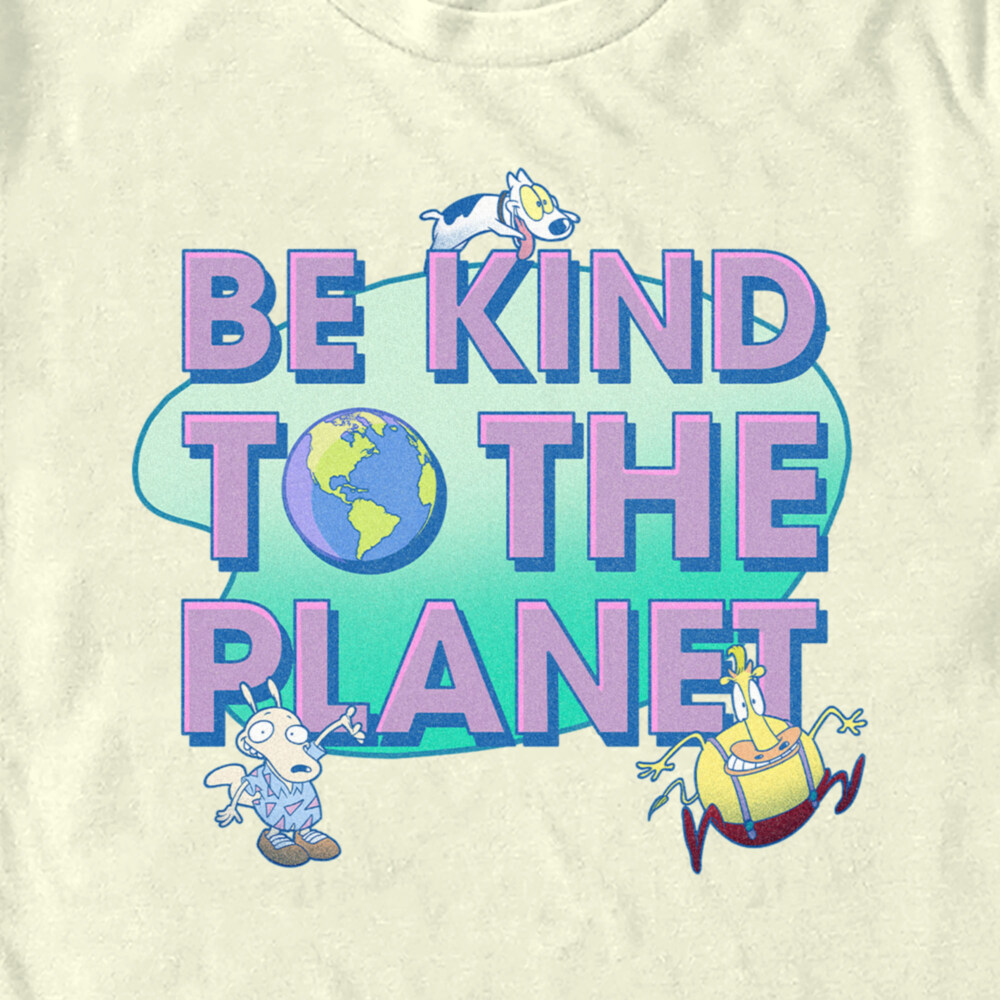 Men's Rocko's Modern Life Kind to the Planet  Adult T-Shirt