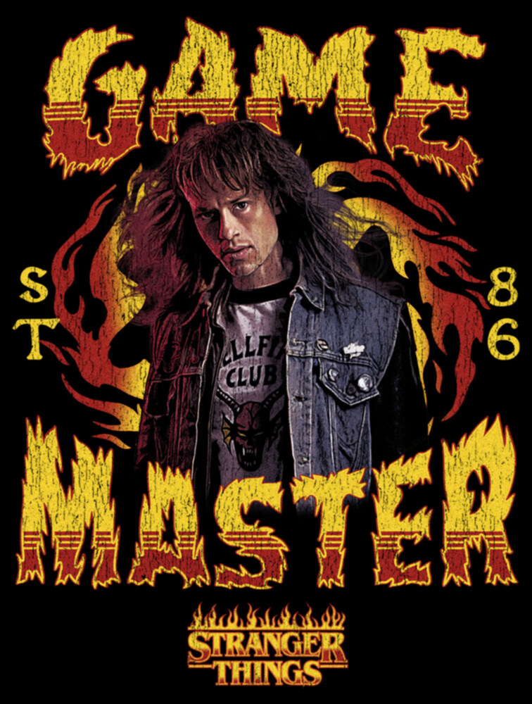 Men's Stranger Things Game Master Eddie Munson  Adult T-Shirt