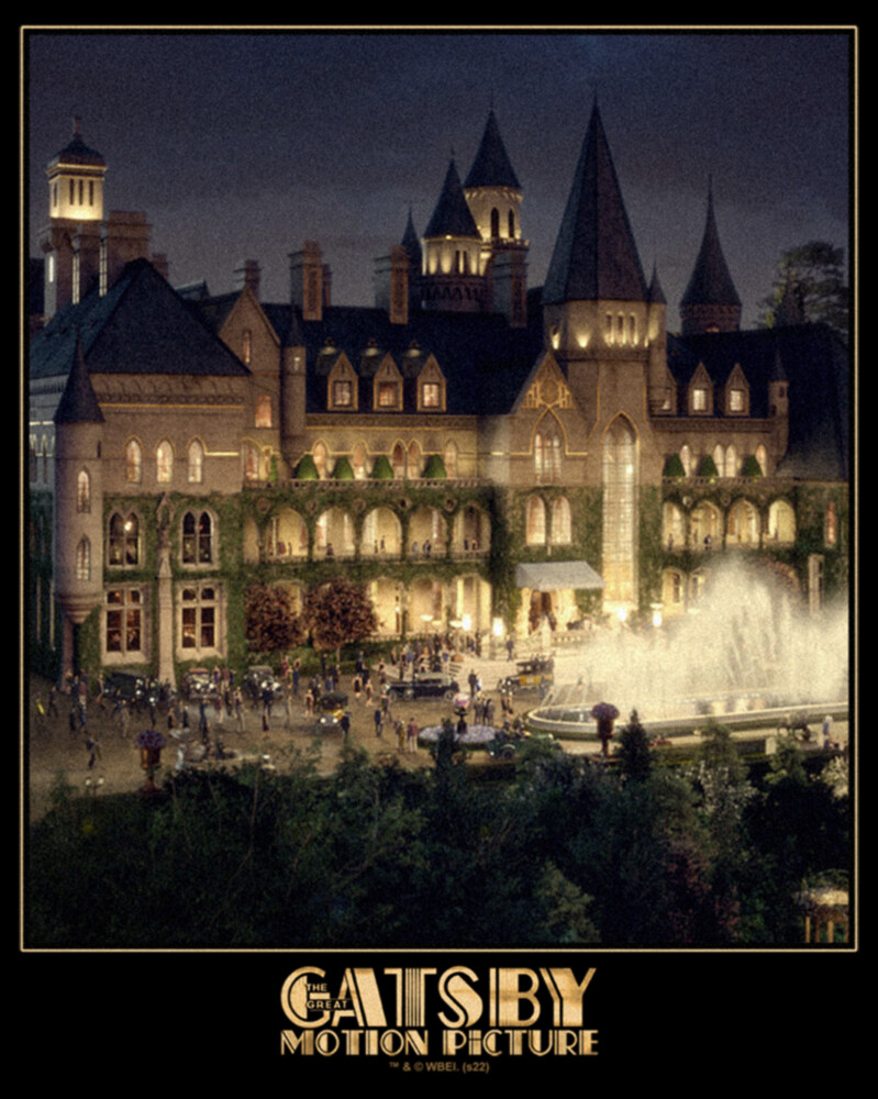 Men's The Great Gatsby Estate Poster  Adult T-Shirt