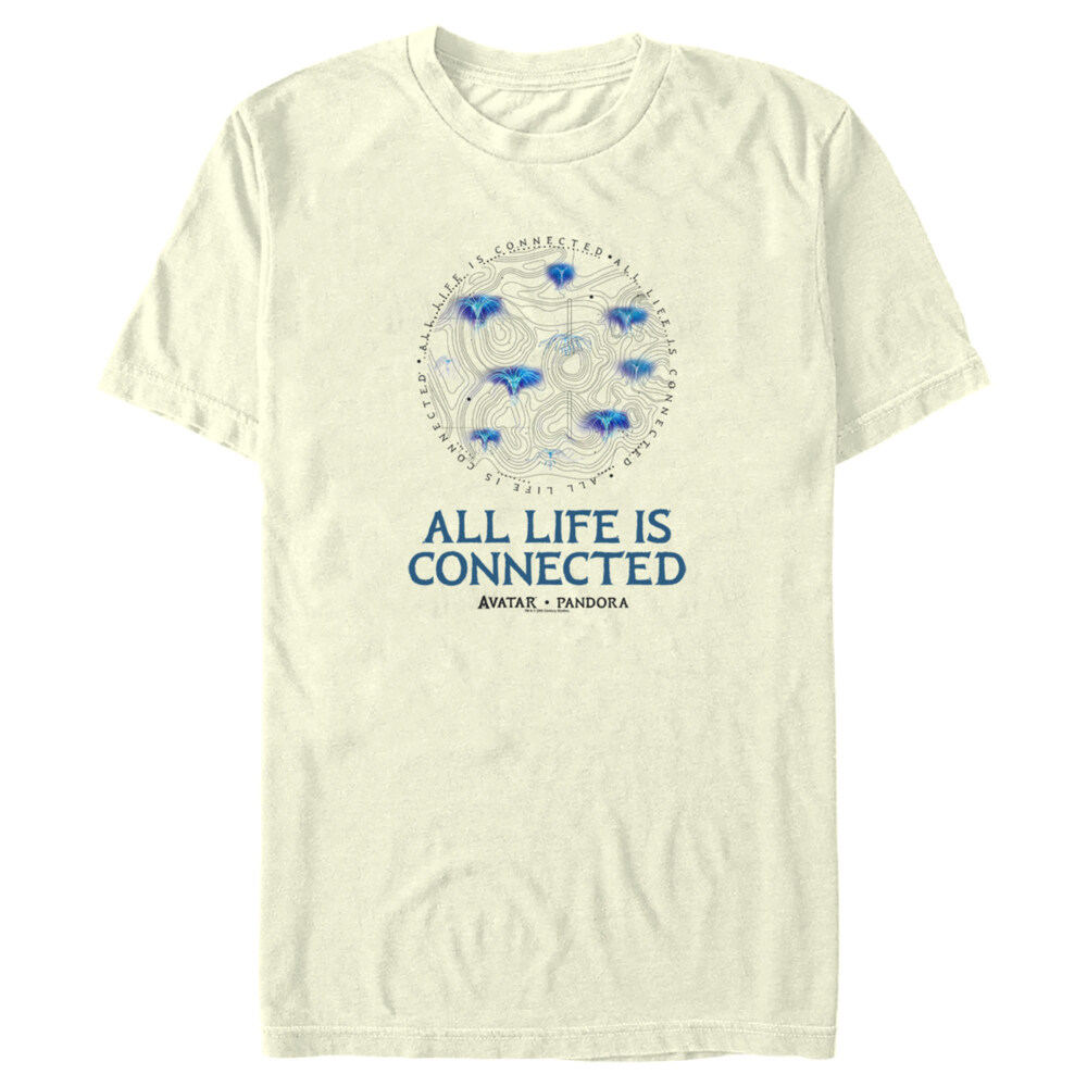 Men's Avatar All Life is Connected  Adult T-Shirt