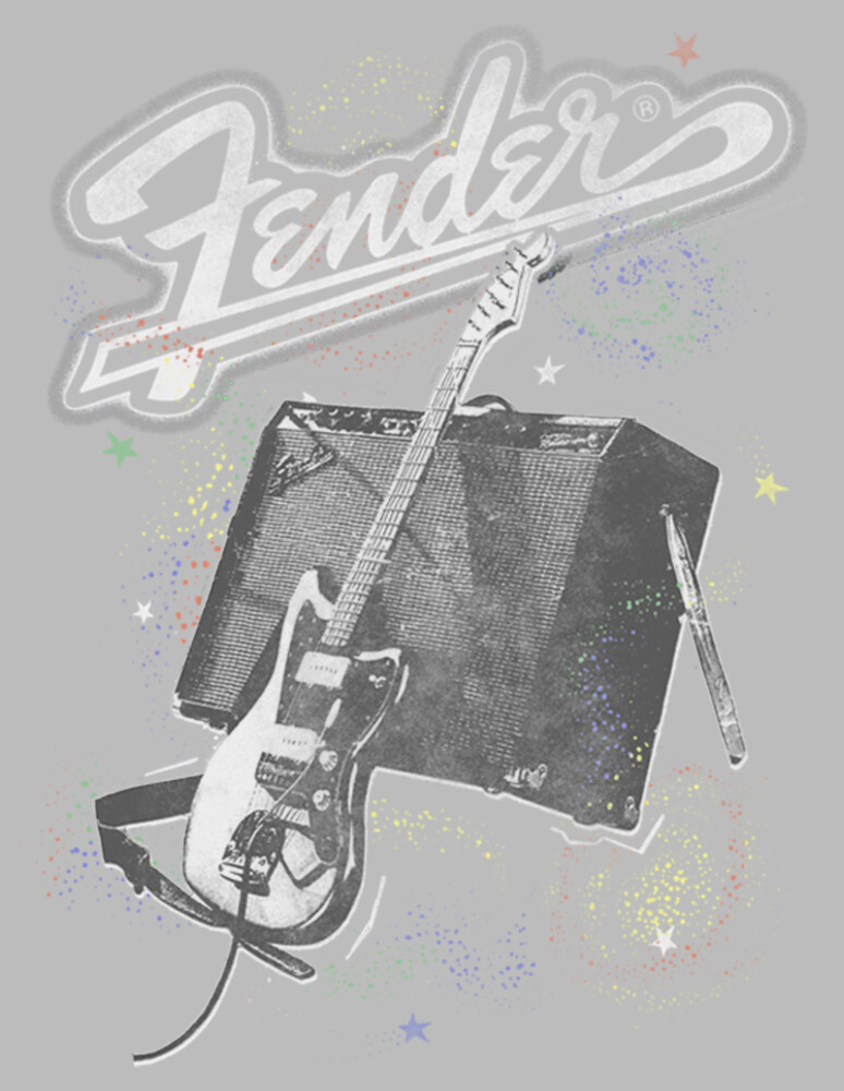 Men's Fender Celestial Amp Logo  Adult T-Shirt