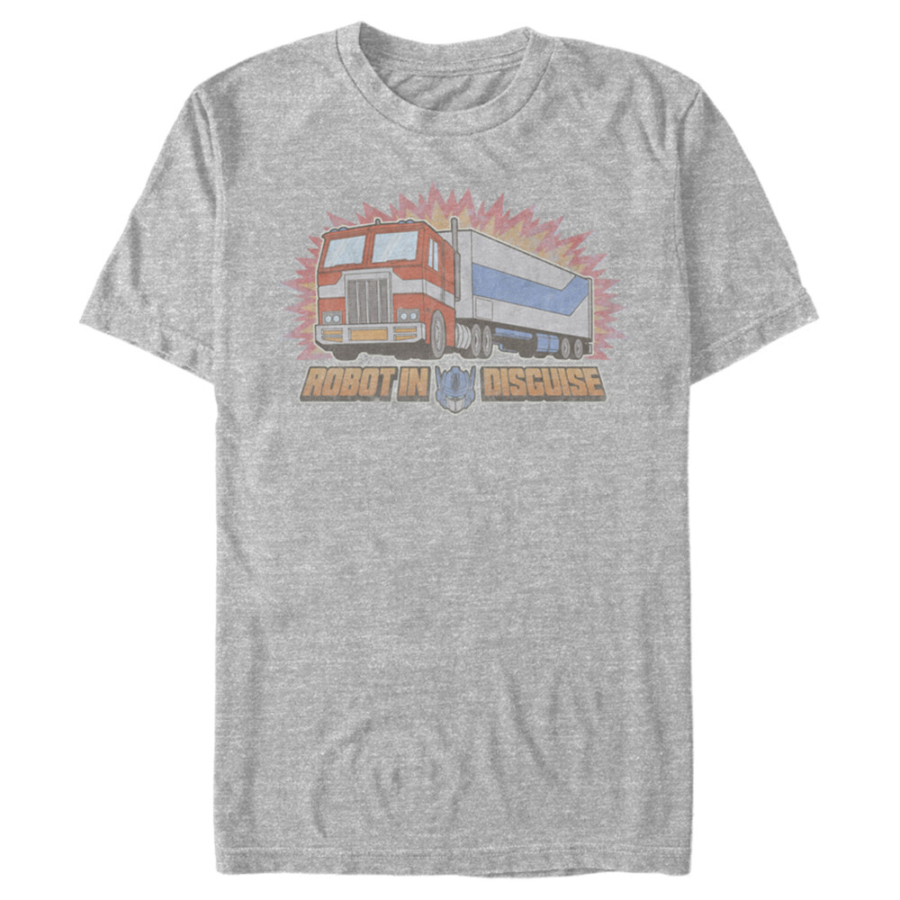 Men's Transformers Optimus Prime Robot in Disguise  Adult T-Shirt