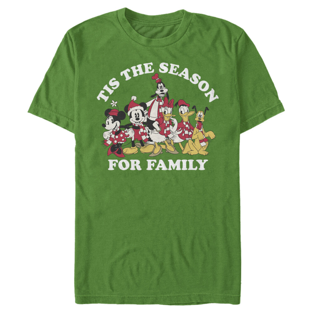 Men's Mickey & Friends The Season for Family  Adult T-Shirt