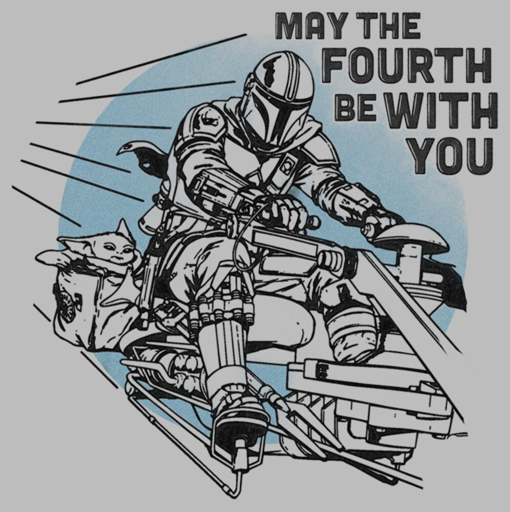 Men's Star Wars: The Mandalorian May the Fourth Be With You  Adult T-Shirt