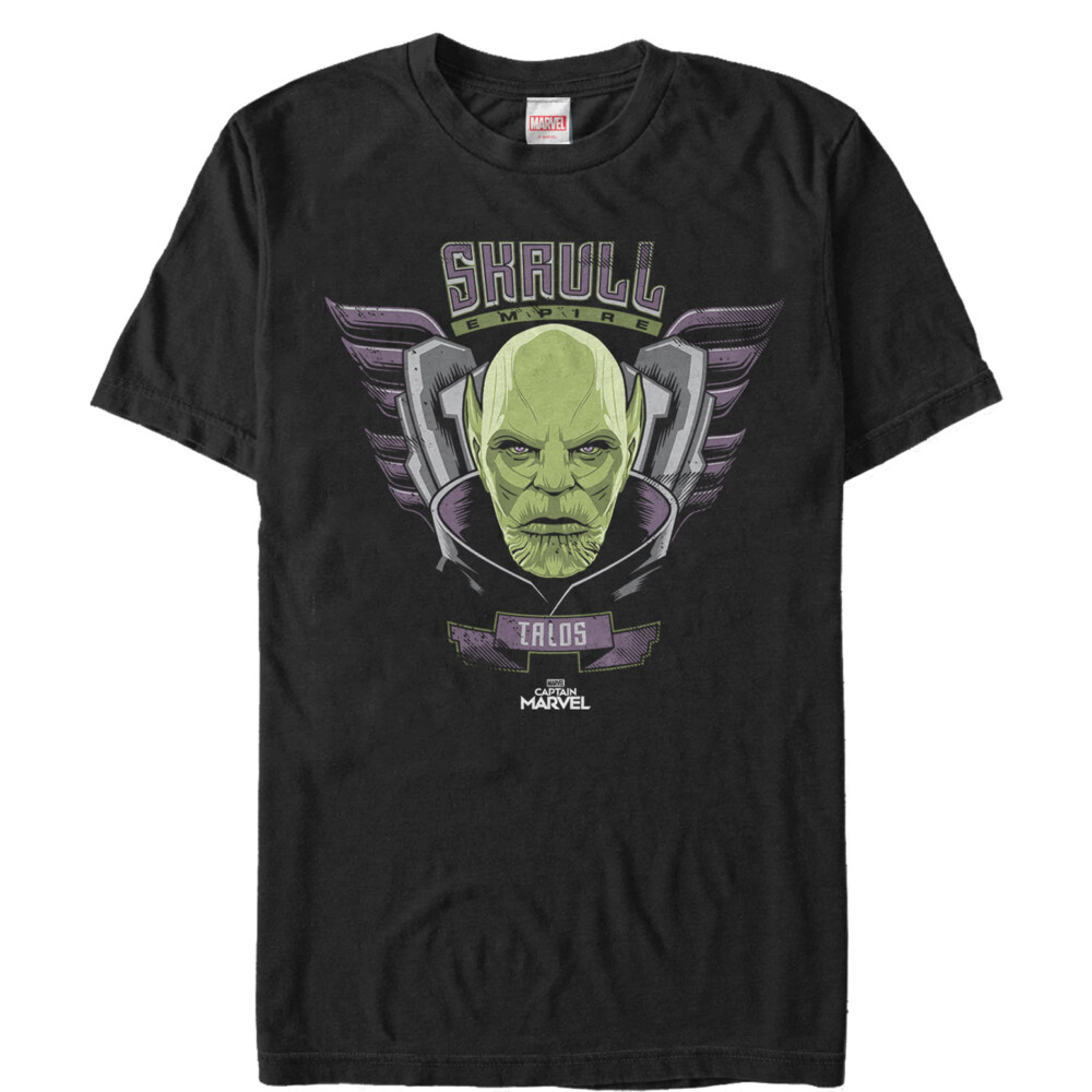 Men's Marvel Captain Marvel Talos Skrull Portrait  Adult T-Shirt