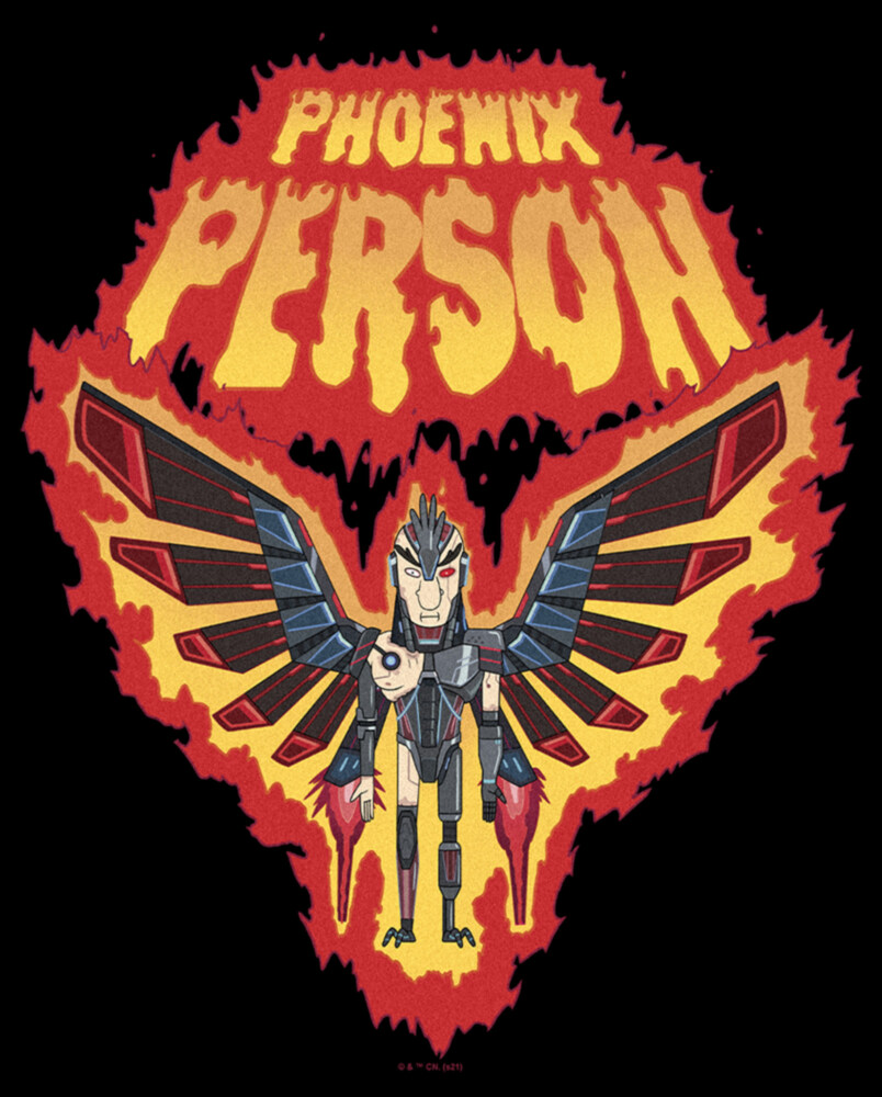 Men's Rick And Morty Phoenix Person  Adult T-Shirt