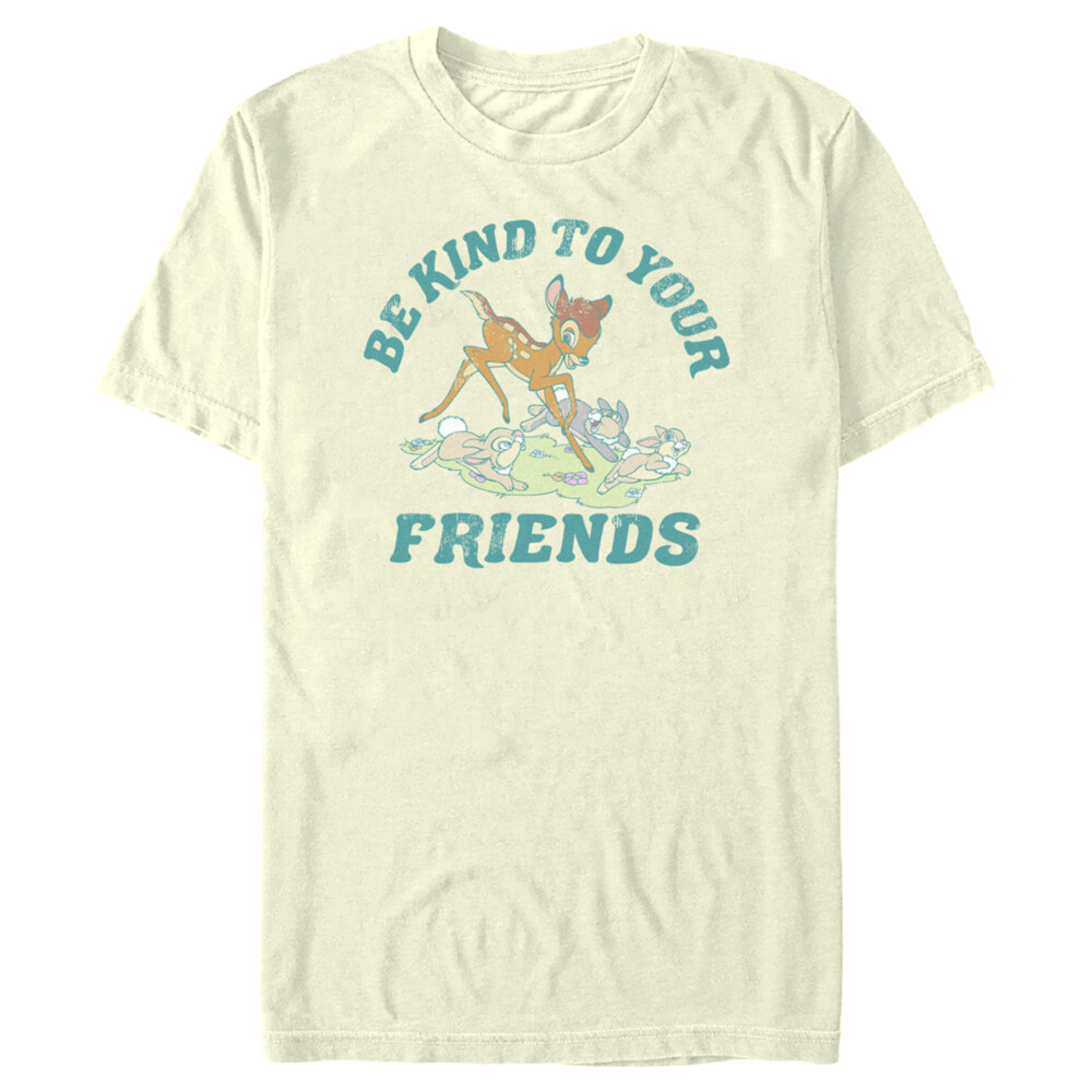 Men's Bambi Be Kind to Your Friends  Adult T-Shirt