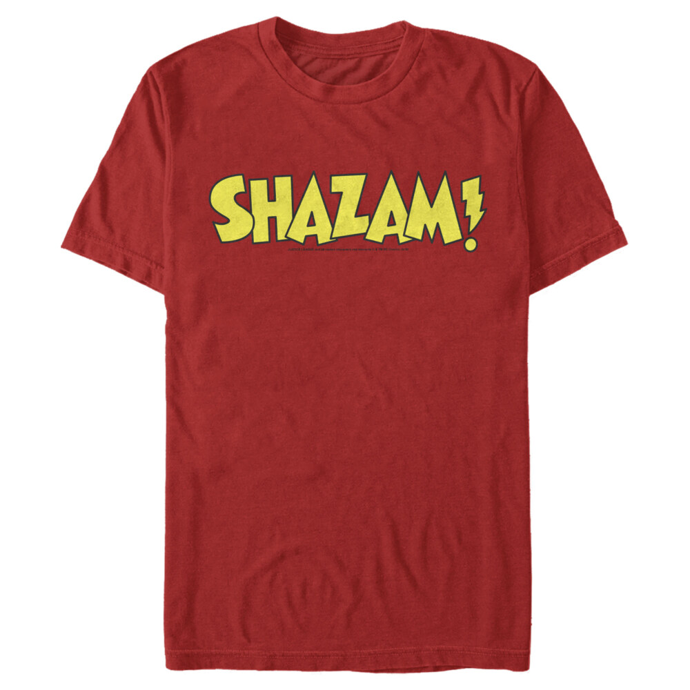 Men's Justice League Shazam Logo  Adult T-Shirt
