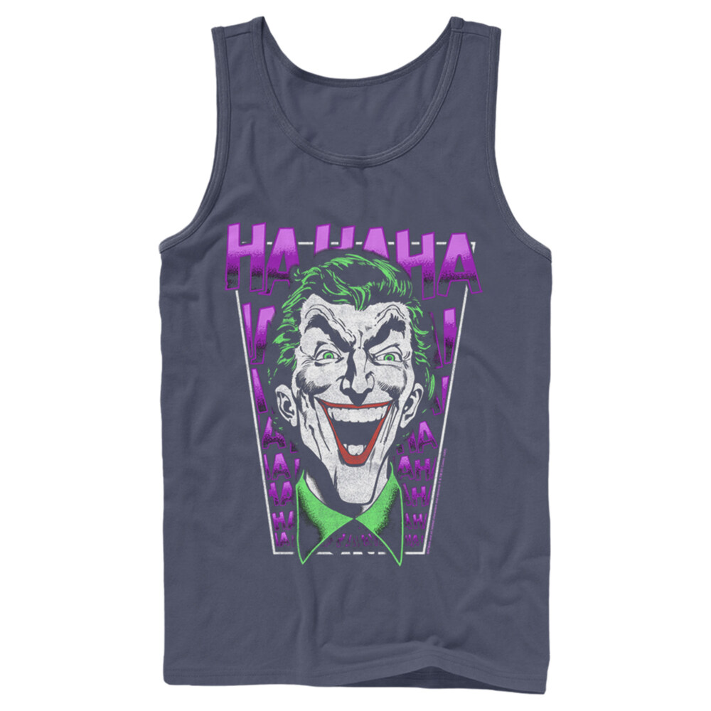Men's Batman Joker Ha Ha Frame  Adult Tank Top
