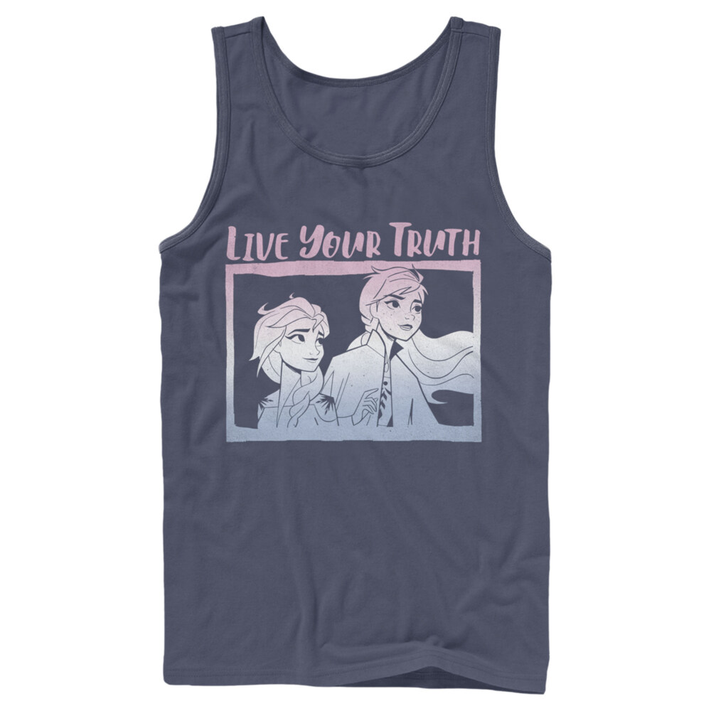 Men's Frozen 2 Sister Live Truth  Adult Tank Top