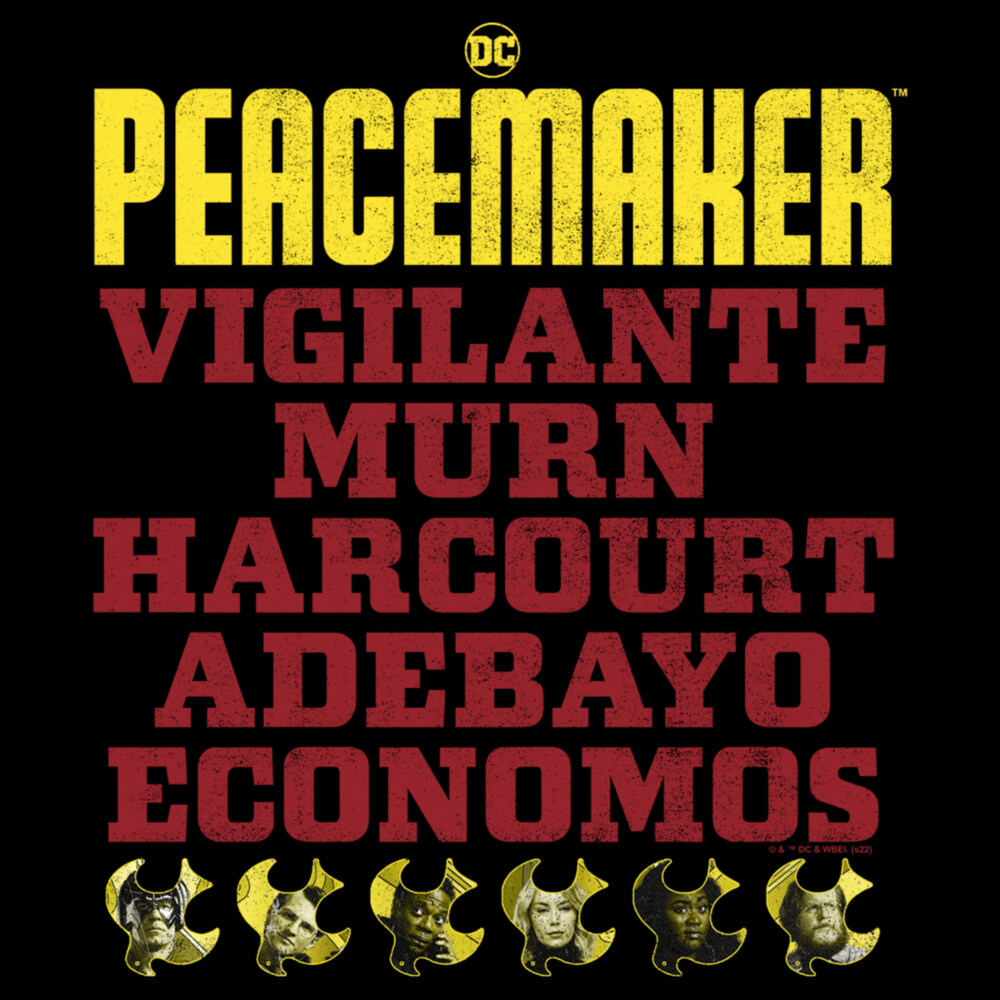 Men's Peacemaker Character Names  Adult T-Shirt