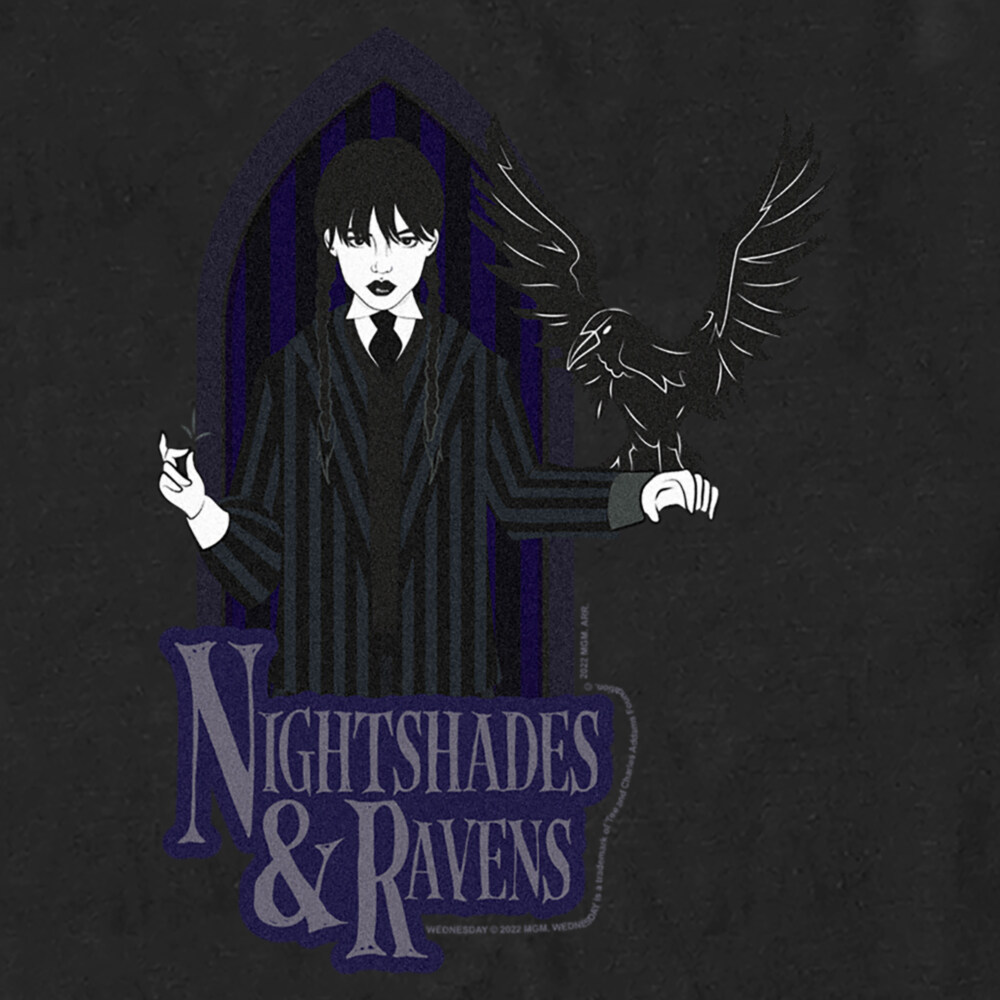 Men's Wednesday Nightshades & Ravens  Adult T-Shirt
