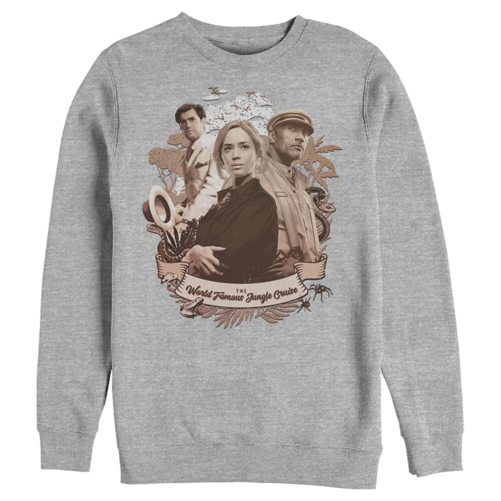Men's Jungle Cruise Retro Cast Photo  Adult Sweatshirt