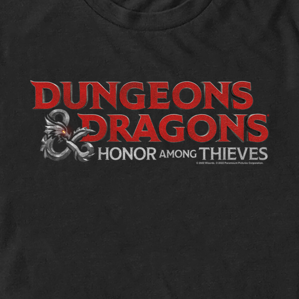 Men's Dungeons & Dragons: Honor Among Thieves Movie Logo  Adult T-Shirt