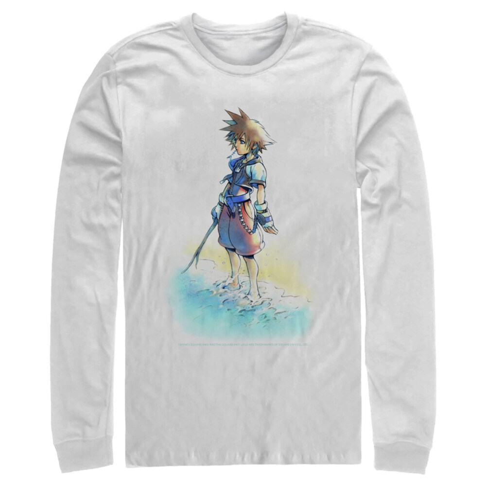 Men's Kingdom Hearts 1 Hero by the Shore  Adult Long Sleeve Shirt