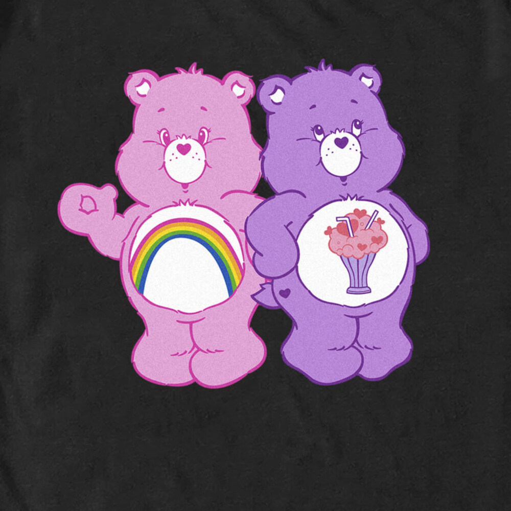 Men's Care Bears Chear Bear and Share Bear  Adult T-Shirt