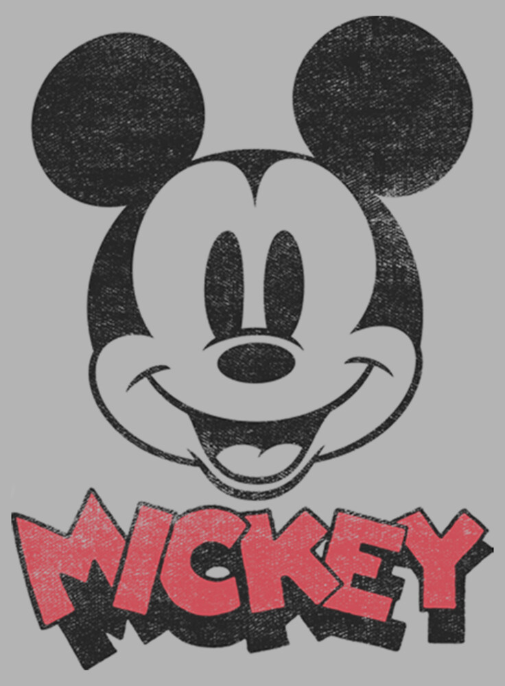 Men's Mickey & Friends Mickey Mouse Retro Headshot  Adult Pull Over Hoodie